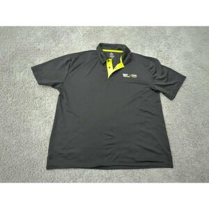 Best Buy Geek Squad Polo Shirt Mens 2XL Black Short Sleeve Employee Uniform